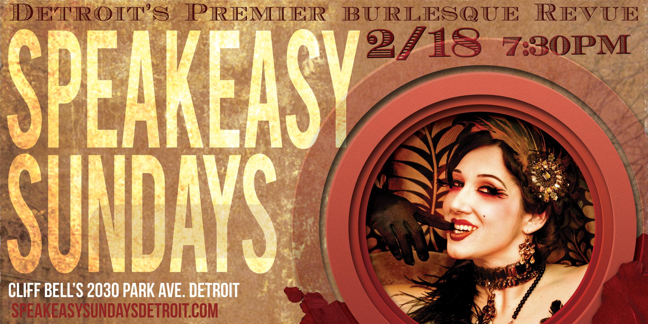 Speakeasy Sundays Detroit Burlesque