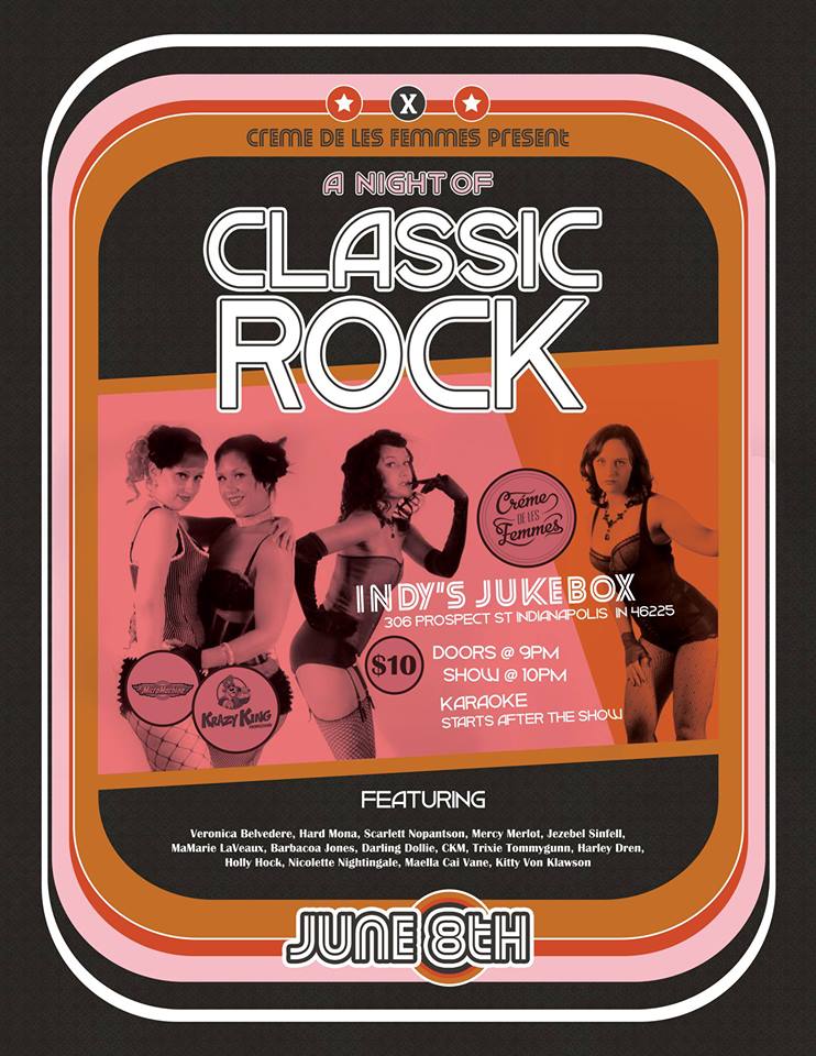 Creme de les Femmes - Night of Classic Rock Benefiting The Julian Center