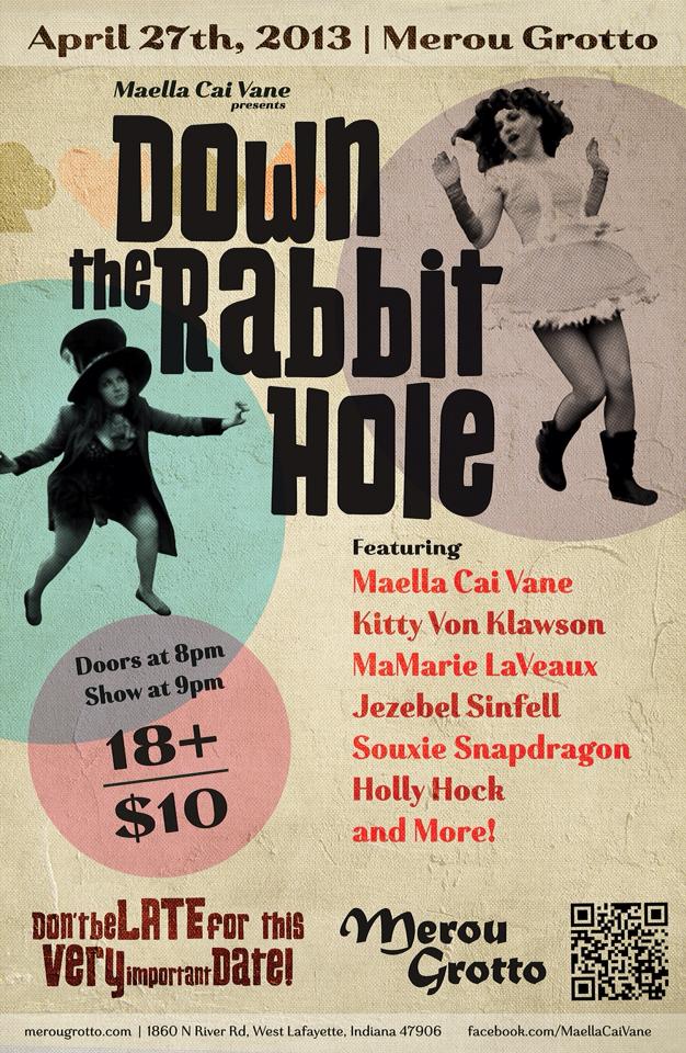 down the rabbit hole burlesque show indianapolis