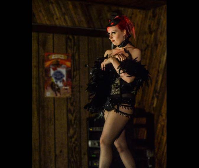 Burlesque Performance - The Raven by Miss Holly Hock