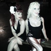 Kat de Lac and Miss Holly Hock Burlesque Burlympics