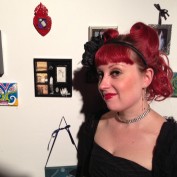 Holly Hock at Small Wonders Art Show