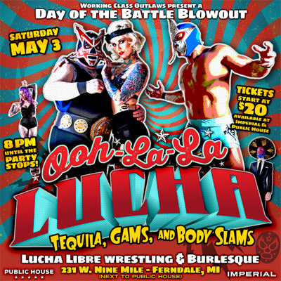 ooh la la lucha burlesque and wrestling