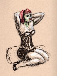 Open Figure Drawing Phoenix Cafe "See What Stacey Started"