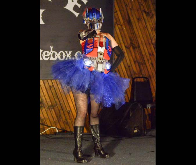 Transformers Burlesque Performance - Miss Holly Hock